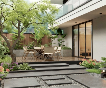 Modern Courtyard/landscape-ID:748591907