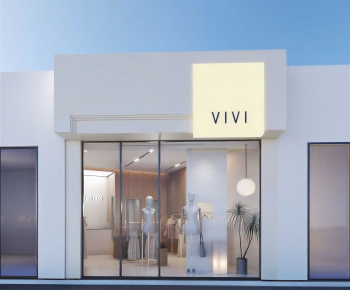 Modern Facade Element-ID:752114069