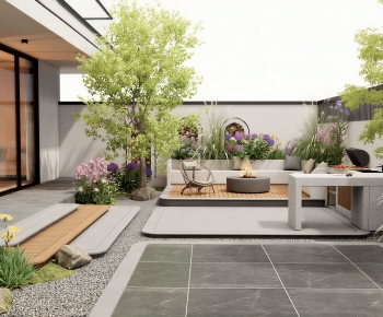 Modern Courtyard/landscape-ID:961879978