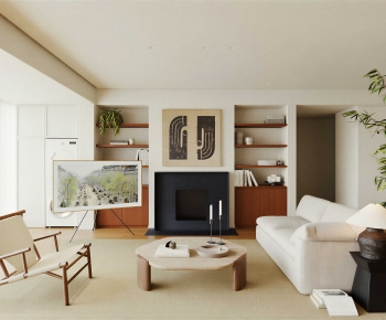 Modern A Living Room-ID:910041097