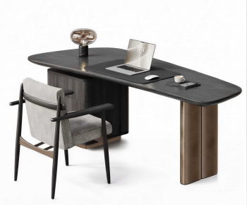 Modern Computer Desk And Chair-ID:786101104