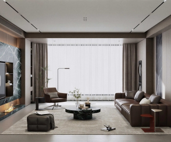 Modern A Living Room-ID:688709024