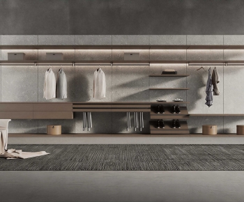 Modern Clothes Storage Area-ID:101177937