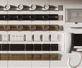 Modern Switch Socket Panel-ID:186703925