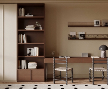 Modern Computer Desk And Chair-ID:923712023