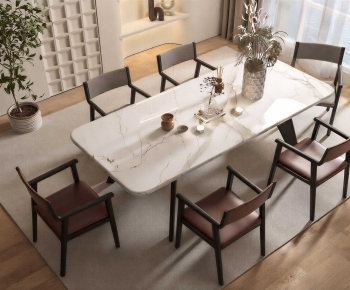 Modern Dining Table And Chairs-ID:887357957