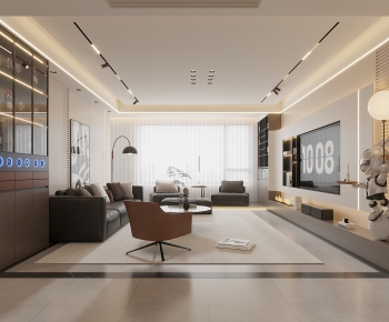 Modern A Living Room-ID:591808085
