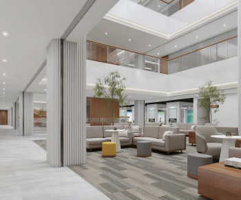 Modern Office Reception Desk-ID:862457994