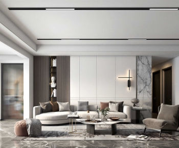 Modern A Living Room-ID:785145042