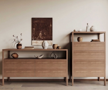 Wabi-sabi Style Entrance Cabinet-ID:180092105