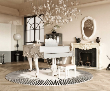 French Style Piano Room-ID:107965959