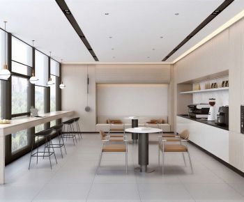 Modern Office Tea Room-ID:671499972