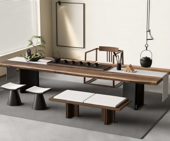 New Chinese Style Tea Tables And Chairs-ID:934917934