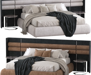 Modern Double Bed-ID:110468912