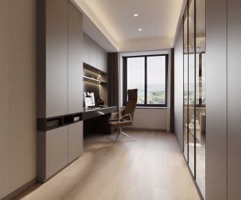 Modern Clothes Storage Area-ID:306823972