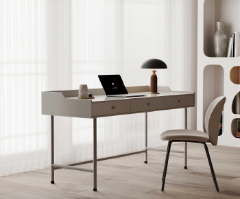 Modern Computer Desk And Chair-ID:658749107