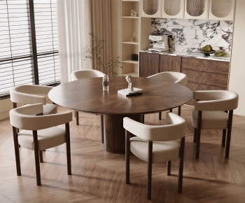 Modern Dining Table And Chairs-ID:687378886