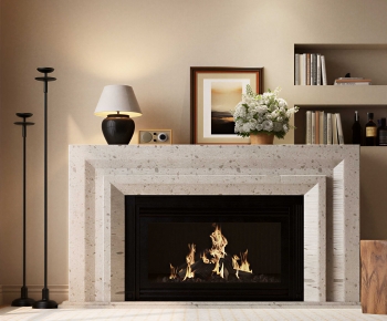 Simple European Style Fireplace-ID:491507058