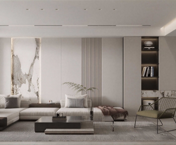 Modern A Living Room-ID:504059088