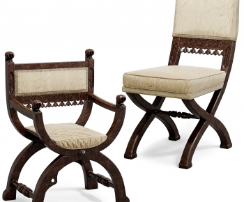 Retro Style Single Chair-ID:709224942