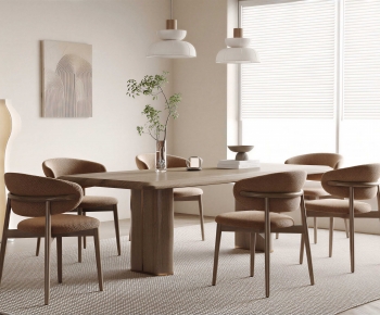 Modern Dining Table And Chairs-ID:740144973