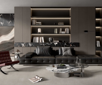 Modern A Living Room-ID:766100887