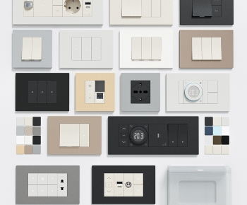 Modern Switch Socket Panel-ID:454691892