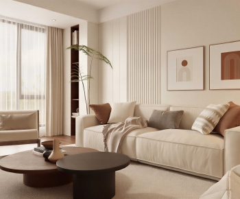 Wabi-sabi Style A Living Room-ID:123169471