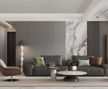 Modern A Living Room-ID:703677893