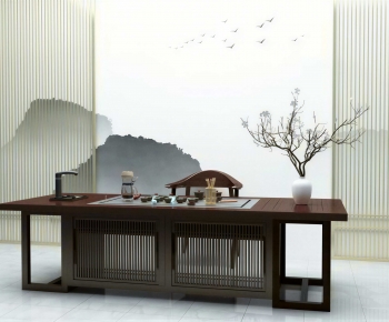 New Chinese Style Tea Tables And Chairs-ID:719026093