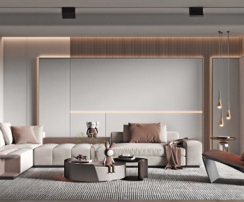 Modern A Living Room-ID:432655101