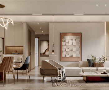 Modern A Living Room-ID:780689733