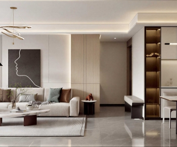 Modern A Living Room-ID:260140924