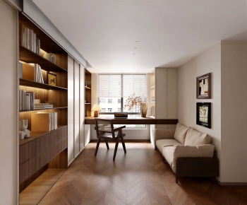 Wabi-sabi Style Study Space-ID:790035014