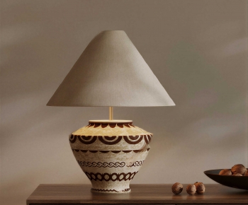 Wabi-sabi Style Table Lamp-ID:574911128