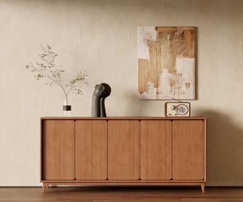 Wabi-sabi Style Side Cabinet-ID:433887964