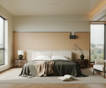 Wabi-sabi Style Bedroom-ID:566368104