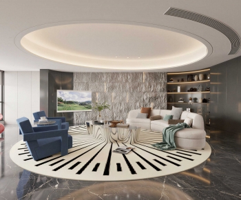 Modern A Living Room-ID:434511901