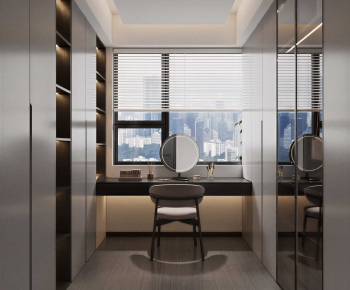 Modern Clothes Storage Area-ID:248055936