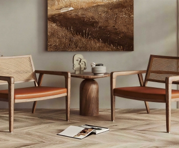 Wabi-sabi Style Lounge Chair-ID:315140966