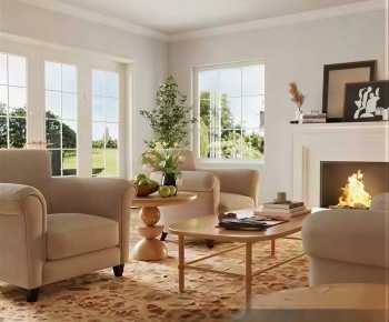 American Style A Living Room-ID:237377887