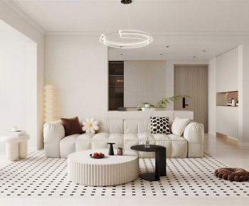 Modern A Living Room-ID:495961902