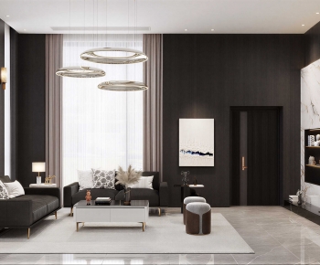 Modern A Living Room-ID:340398077