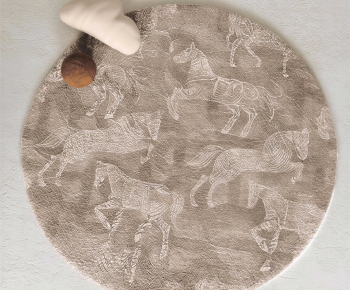 Modern Circular Carpet-ID:243959487