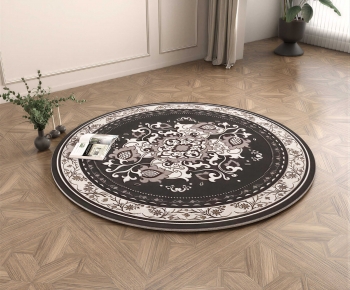 French Style Circular Carpet-ID:532006034