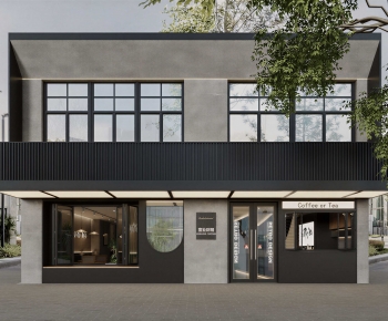 Modern Facade Element-ID:407295943