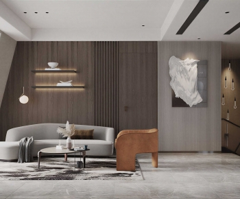 Modern A Living Room-ID:633626949