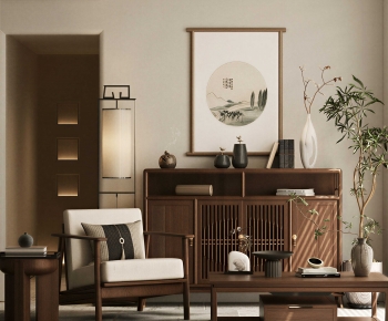 New Chinese Style Lounge Chair-ID:755752094