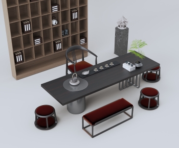 New Chinese Style Tea Tables And Chairs-ID:766984941