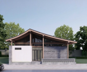 New Chinese Style Public Building-ID:890650767